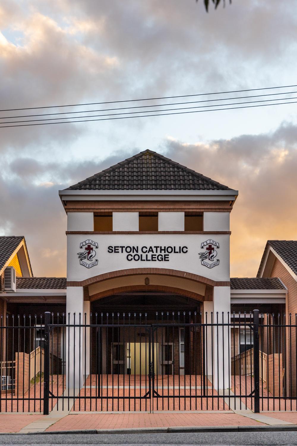Seton Catholic College entrance building